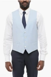 Corneliani Cc Collection Silk 4 Buttons Vest With Jetted Pockets Grösse 52