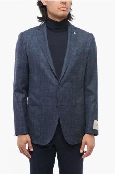 Corneliani Cc Collection Silk Bland Right Half-lined Blazer