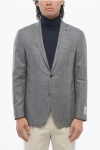 Corneliani Id Side Vents Identity 2-button Blazer With Removable Chest