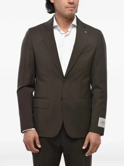 Corneliani Cc Collection Single-breasted Notch-lapel Suit In Brown