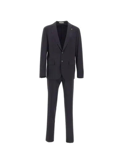 Corneliani Cc Collection Single-breasted Suit In Black