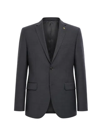 Corneliani Cc Collection Single-breasted Suit In Gray