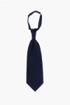 Corneliani Cc Collection Solid Color Silk Ascot Tie