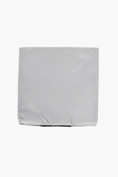 CORNELIANI CC COLLECTION Solid-Colour Silk Pocket Square