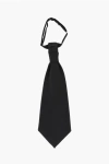 Corneliani Cc Collection Solid Color Virgin Wool Blend Ascot Tie