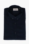 Corneliani Cc Collection Stretch Cotton Button-down Shirt