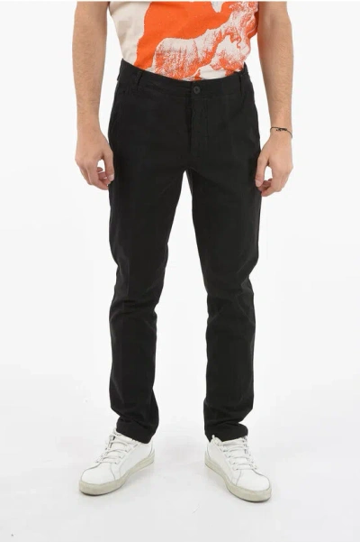 Corneliani Cc Collection Stretch Cotton Chino Pants In Multi