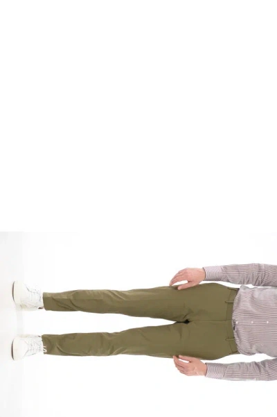 Corneliani Cc Collection Stretch Nylon Reset Pants In Green