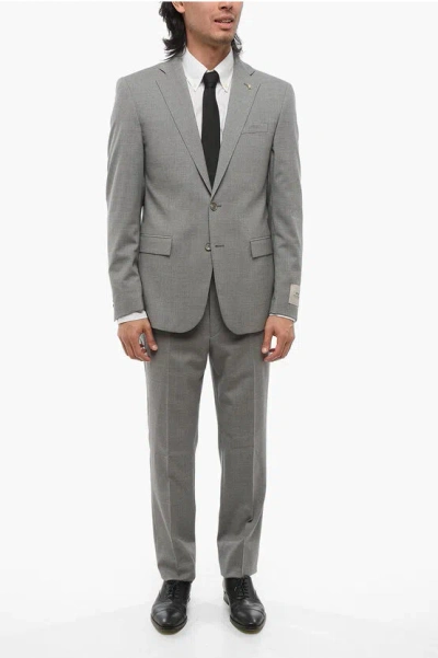 Corneliani Cc Collection Stretch Virgin Wool Refined Suit