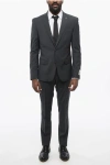 Corneliani Cc Collection Stretch Virgin Wool Refined Suit With Notch La