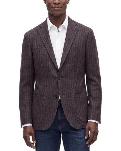 Corneliani Cc Collection Striped Wool & Silk-blend Blazer In Multi