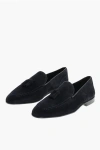 Corneliani Cc Collection Suede Loafers With Tassels