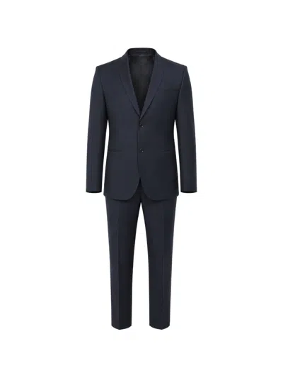 Corneliani Cc Collection Suit (set Of Three) In Blue