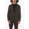 Corneliani Cc Collection Tartan Patterned Retailored Blazer