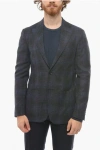 CORNELIANI CC COLLECTION TWEED WOOL BLEND REFINED BLAZER