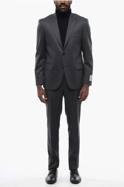Corneliani Cc Collection Twill Cotton Blend Right Suit