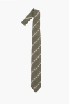 Corneliani Cc Collection Twill Tie In Green