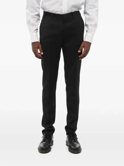 Corneliani Cc Collection Twill Trousers In Black