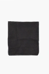 Corneliani Cc Collection Two-tone Patterned Silk And Wool Pocket Square