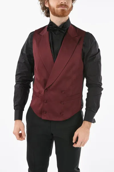 Corneliani Cc Collection Two-tone Peak Lapel Cerim. Reset Double-breast In Multi