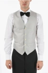 Corneliani Cc Collection Two-tone Reset Vest With Martingale