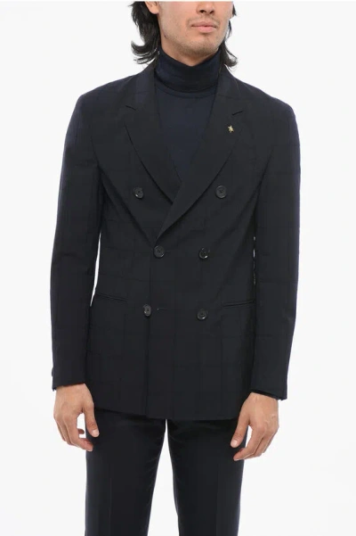 Corneliani Cc Collection Unlined Reset Double-breasted Blazer