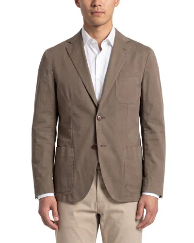 Corneliani Cc Collection Unlined Silk-blend Blazer In Multi