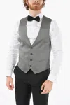 Corneliani Cc Collection V-neck Cerim.reset Waistcoat In Grey