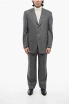 Corneliani Cc Collection Virgin Wool And Cashmere 3-button Suit With Si