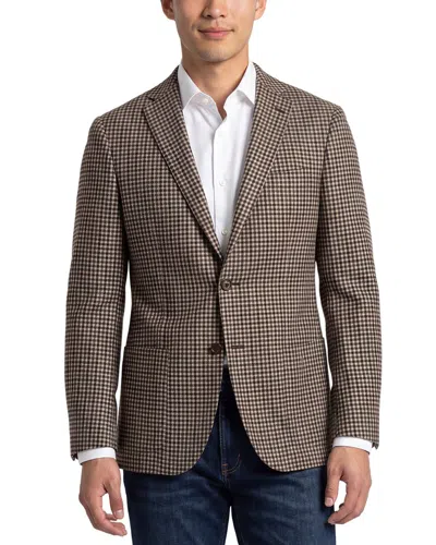 Corneliani Cc Collection Virgin Wool Blazer In Brown