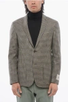 Corneliani Cc Collection Virgin Wool Blazer With Check Pattern