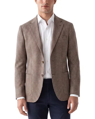 Corneliani Cc Collection Virgin Wool Jacket In Brown