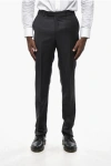 Corneliani Cc Collection Virgin Wool Pants In Black