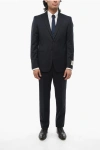 Corneliani Cc Collection Virgin Wool Refined Suit With Peak Lapel