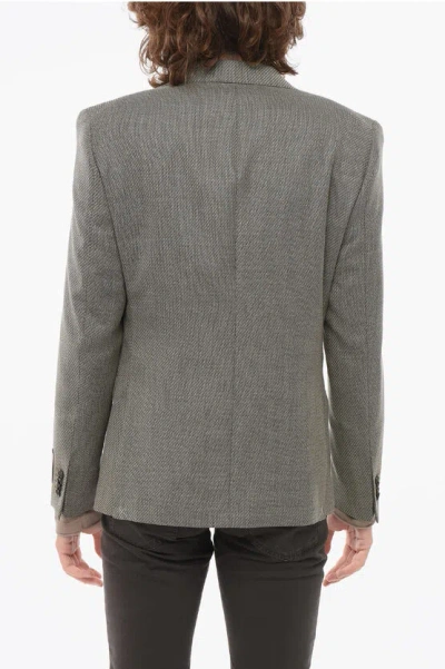 Corneliani Cc Collection Virgin Wool Reset Blazer