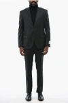 Corneliani Cc Collection Virgin Wool Right Pinstriped Suit