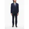 Corneliani Cc Collection District Check Reset Virgin Wool Suit In Blue