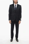 Corneliani Cc Collection Virgin Wool Side Vents Peak Lapel 3 Piece Wais