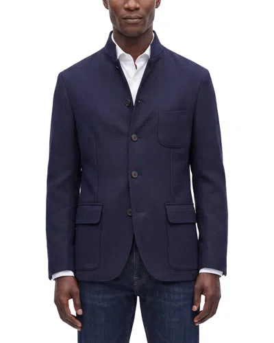 Corneliani Cc Collection Virgin Wool Sportswear Jacket In Blue