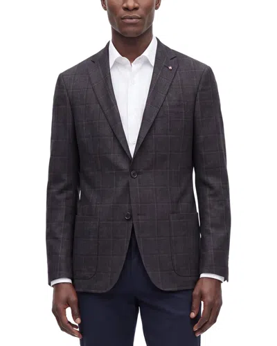 Corneliani Cc Collection Virgin Wool-blend Blazer In Brown