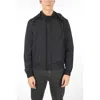 Corneliani Cc Collection Windbreaker Jacket With Removable Hood And Hid
