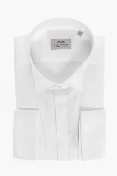 Corneliani Cc Collection Wing-tip Shirt With Concealed Closure Grösse 40