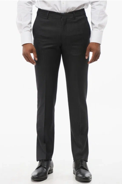 Corneliani Cc Collection Wool And Silk Blend Pants Grösse 44