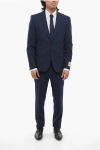 Corneliani Cc Collection District Check Reset Virgin Wool Suit