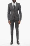 Corneliani Cc Collection Wool Blend Reset Single Breasted Suit With Fla Grösse 50