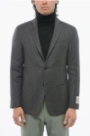 Corneliani Cc Collection Wool-blended Right Blazer