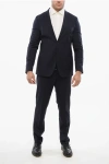 Corneliani Cc Collection Wool Single Breasted Reward Suit With Patch Po