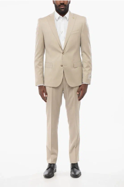 Corneliani Cc Ollection Virgin Wool Reset Suit With Notch Lapel Grösse 52