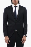 Corneliani Center Vent Peak Lapel 1-button Blazer