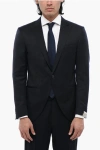 Corneliani Center Vent Peak Lapel 1-button Blazer
